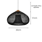 80x51cm noir / Aucun ampoule