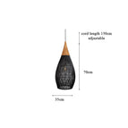 35x70cm noir / Aucun ampoule