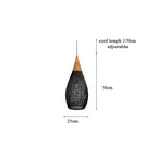 25x50cm noir / Aucun ampoule