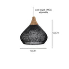 50x50cm noir / Aucun ampoule