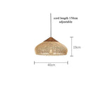 40x19cm beige / Aucun ampoule