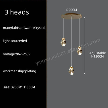 Suspension Plafonnier Nordique en Métal, Lumière LED Ambiance Chaleureuse