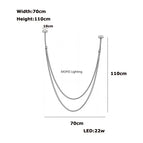 70 110cm / Marron leather belt / Or -|Lumière Naturellle