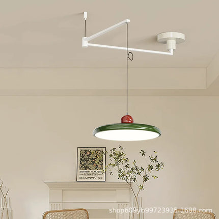 Suspension à bras oscillant en acier inoxydable, lumière à spectre complet, protection des yeux