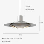 47cm-Argent / Lumière chaude