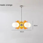 5Tête(s)-orange / Lumière Blanche
