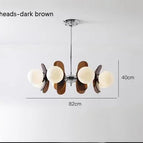 8Tête(s)-dark marron / Lumière Blanche