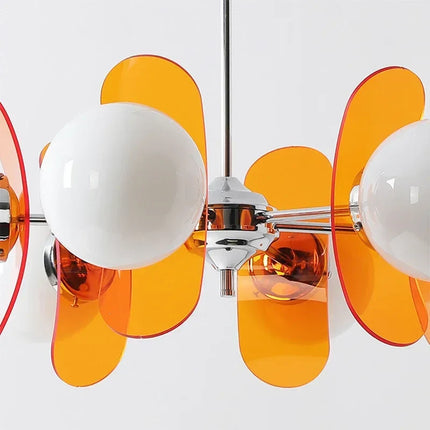 Suspension Médiévale Rétro en Métal Chrome Poli, Lumière Chaleureuse pour Salle à Manger et Salon