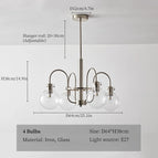 4 Ampoules / Lumière chaude