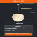 50cm de Diamètre 1 / 110-260V / Lumière Froide