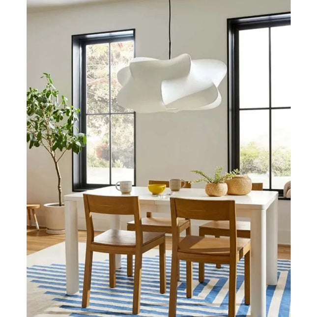 Suspension en soie E27 Wabi Sabi - Plafonnier minimaliste pour salon et bureau