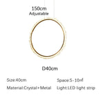 40CM 1 / Or / Lumière Naturellle 4200K