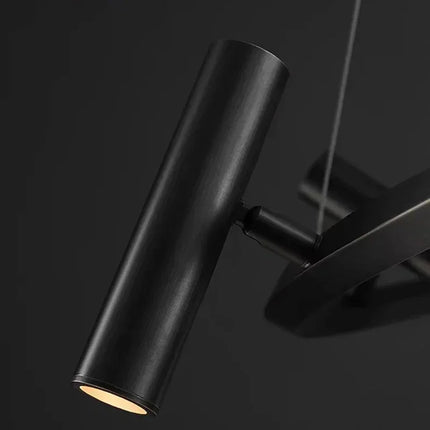Suspension LED minimaliste en métal, hauteur réglable, ambiance chaleureuse