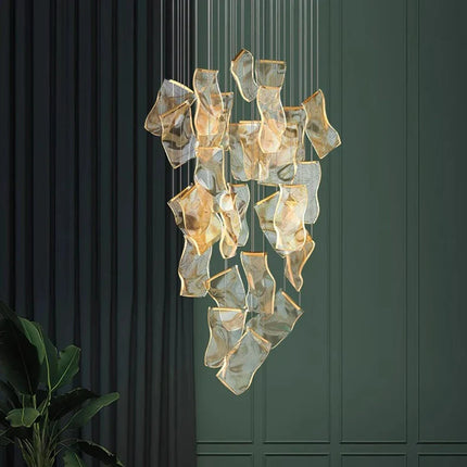 Suspension LED moderne en acrylique, éclairage d’intérieur cosy pour salon et escaliers