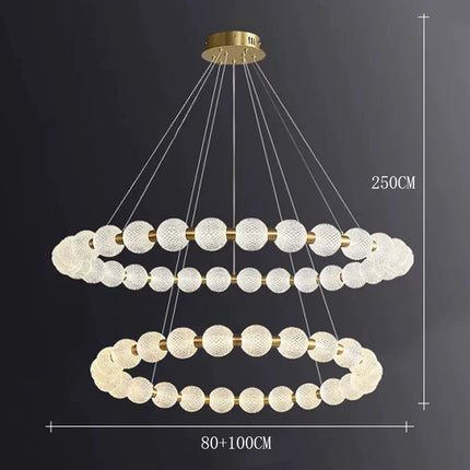 Suspension Anneau LED Moderne en Métal pour Salon et Salle à Manger