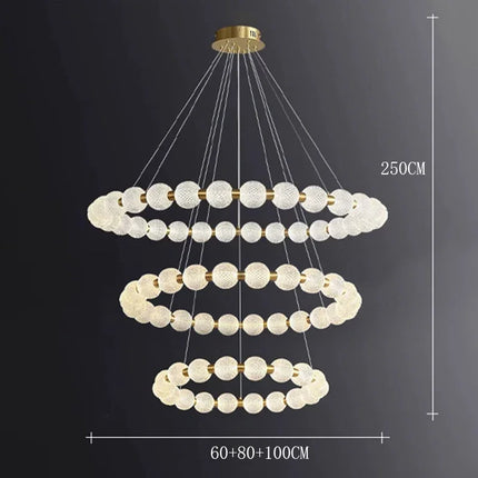 Suspension Anneau LED Moderne en Métal pour Salon et Salle à Manger