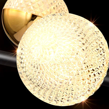 Suspension LED moderne en alliage avec lumière chaude, pour salon et salle à manger