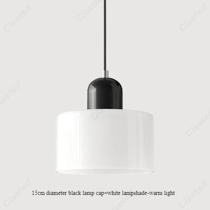 Suspension LED moderne en verre et métal E27 pour ambiance cosy