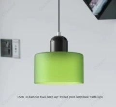 Suspension LED moderne en verre et métal E27 pour ambiance cosy