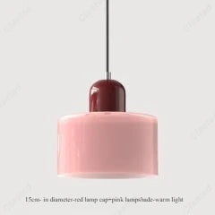Suspension LED moderne en verre et métal E27 pour ambiance cosy