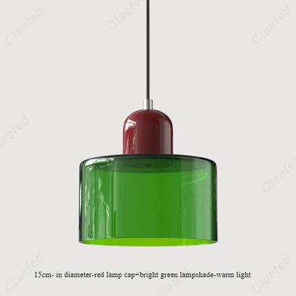 Suspension LED moderne en verre et métal E27 pour ambiance cosy