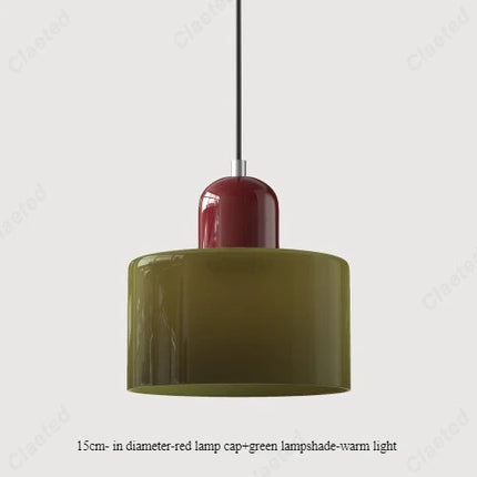 Suspension LED moderne en verre et métal E27 pour ambiance cosy