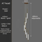 A 7 Tête(s) / Or / Lumière chaude