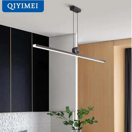 Suspension LED Minimaliste Moderne en Métal, Luminaire Suspendu pour Table et Bar