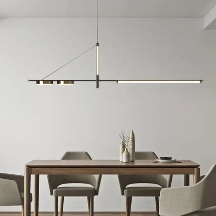 Suspension minimaliste en aluminium, lumière moderne pour bar et restaurant