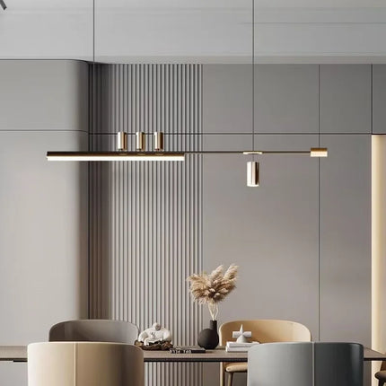 Suspension minimaliste en aluminium, lumière moderne pour bar et restaurant