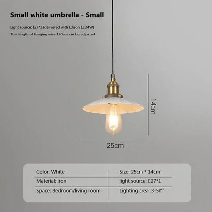 Suspension métal vintage nordique, luminaire design pour intérieur cosy