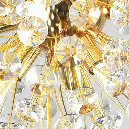 Suspension LED en cristal nordique moderne G9 pour intérieur élégant