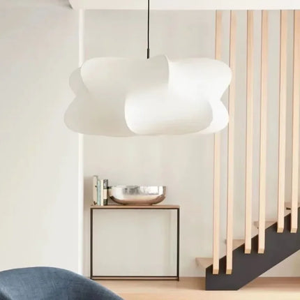 Suspension Plafonnier Japonais en Soie LED, Ambiance Chaleureuse pour Salon, Bar ou Boutique
