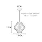 F de Diamètre 30CM / Lumière Chaude 3000k