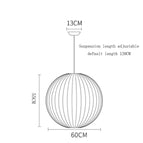 C de Diamètre 60CM / Lumière Chaude 3000k
