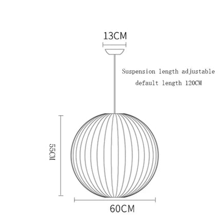 Suspension moderne en soie blanche, lustre LED pour salon et hôtel