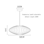 A de Diamètre 50CM / Lumière Chaude 3000k