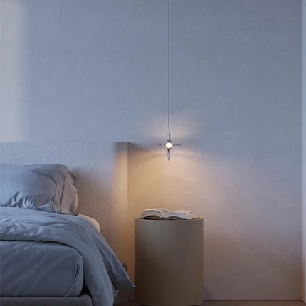 Suspension lustre cristal luxe design moderne en métal, lumière chaleureuse