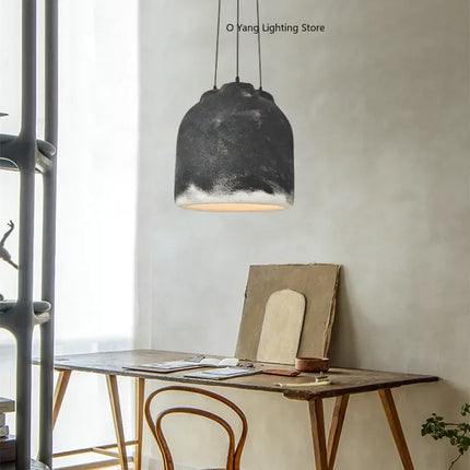 Suspension Wabi Sabi LED design japonais pour table et bar E27 G80