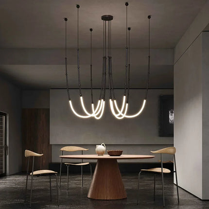 Suspension design nordique en métal pour cuisine et salle à manger, 220V-110V