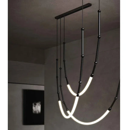 Suspension design nordique en métal pour cuisine et salle à manger, 220V-110V