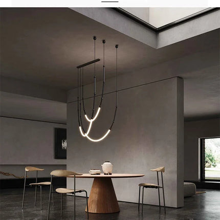 Suspension design nordique en métal pour cuisine et salle à manger, 220V-110V