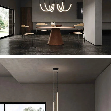 Suspension design nordique en métal pour cuisine et salle à manger, 220V-110V