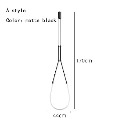Suspension design nordique en métal pour cuisine et salle à manger, 220V-110V