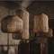 Suspension japonaise vintage en rotin naturel - E27 - WABI-SABI - AMALFI - Luminous Place