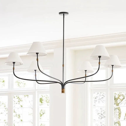 Suspension LED design moderne pour salon et cuisine, ambiance chaleureuse