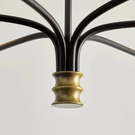 Suspension LED design moderne pour salon et cuisine, ambiance chaleureuse