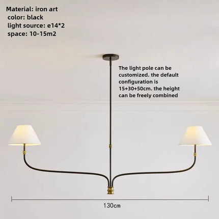 Suspension LED design moderne pour salon et cuisine, ambiance chaleureuse