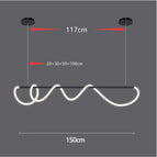 noir 150 cm / Blanc froid 6000K