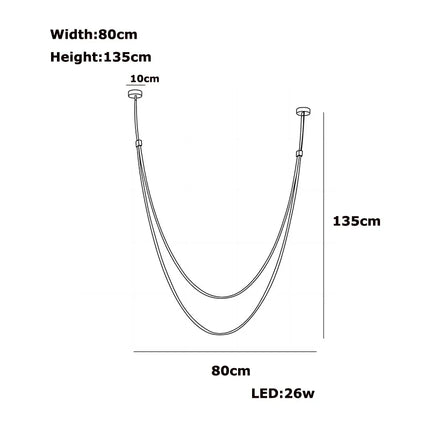 Suspension LED design cuir et acier inoxydable, lumière variable chaleureuse pour salon